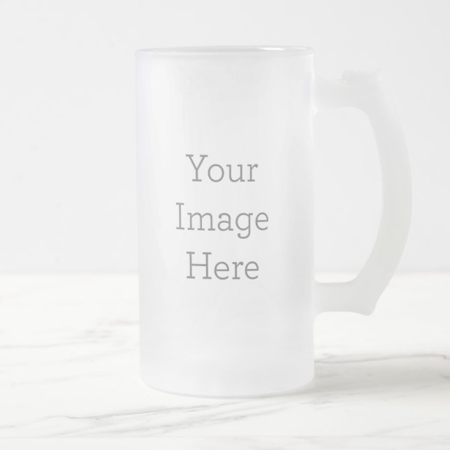 Caneca de vidro fosco, 473 ml (Direita)