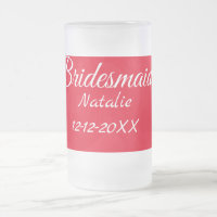 Damas de honra rosa minimalista simples adicionar