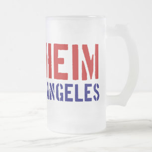 Caneca De Cerveja Vidro Jateado De Anaheim (não Los Angeles) - mostre seu orgulho