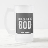 DEDICADO A DEUS TEXTO BRANCO PERSONALIZÁVEL LEGAL
