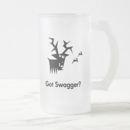Caneca De Cerveja Vidro Jateado Deer got Swagger