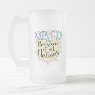 Caneca De Cerveja Vidro Jateado Delco bazaar de todas as nações