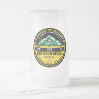 Caneca De Cerveja Vidro Jateado Deloitte MONTA ATRAVÉS de GRÂ BRETANHA 2018