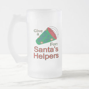 Caneca De Cerveja Vidro Jateado Descubra os Papais noeis