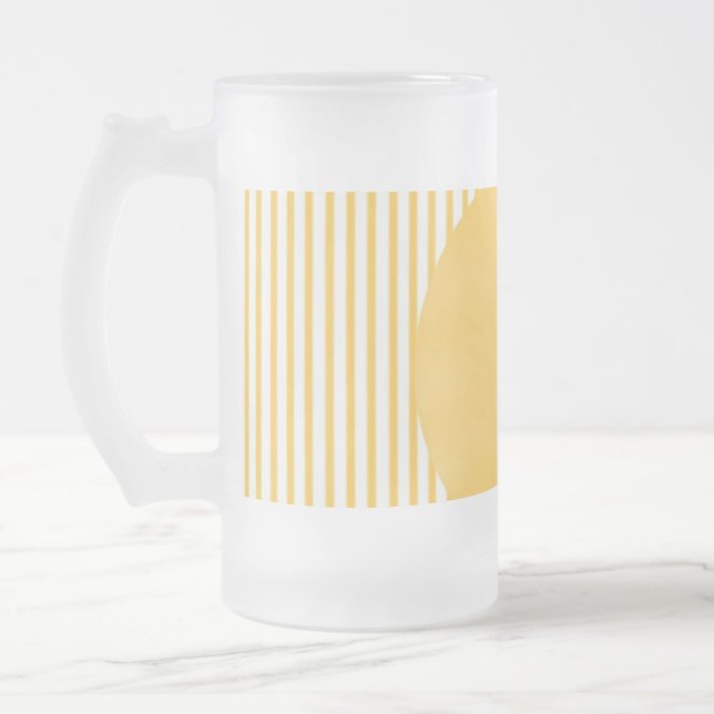 Caneca De Cerveja Vidro Jateado Design de estilo moderno (Esquerda)