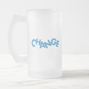 Caneca De Cerveja Vidro Jateado Design de mudança gráfica moderna, criativa e di