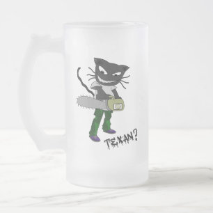 Caneca De Cerveja Vidro Jateado Deve ser um texano