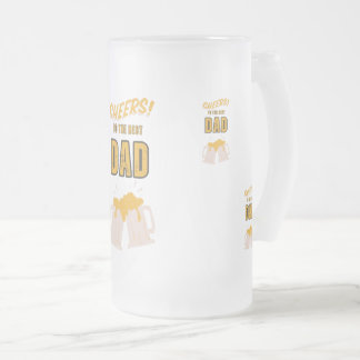 Caneca De Cerveja Vidro Jateado Dia de os pais