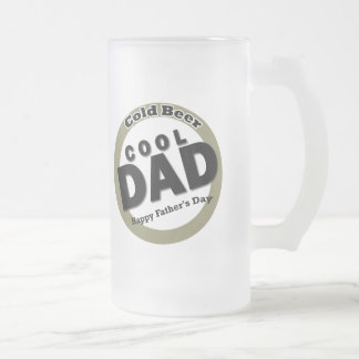 Caneca De Cerveja Vidro Jateado Dia de os pais do Pai legal
