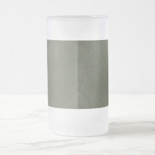 Caneca De Cerveja Vidro Jateado Dividir Mug de Cerveja Verde do Fosco Moss - Perso