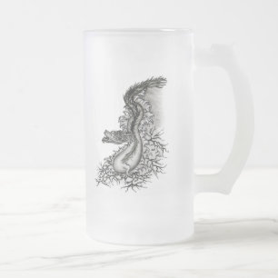 Caneca De Cerveja Vidro Jateado dragão de china