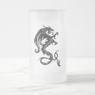 Caneca De Cerveja Vidro Jateado dragontribal