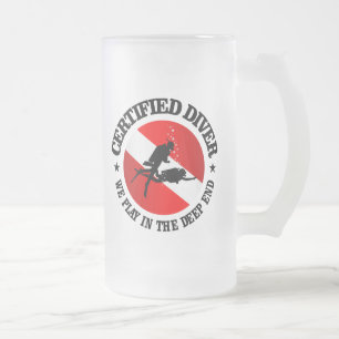 Caneca De Cerveja Vidro Jateado Driver certificado (Deep End)