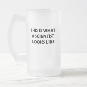 Caneca De Cerveja Vidro Jateado É assim que um Cientista se parece