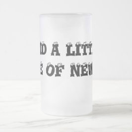 CANECA DE CERVEJA VIDRO JATEADO E UM POUCO DE OLHO DE NOVO!