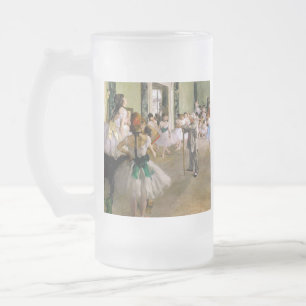 Caneca De Cerveja Vidro Jateado Edgar Degas Classe de Dança