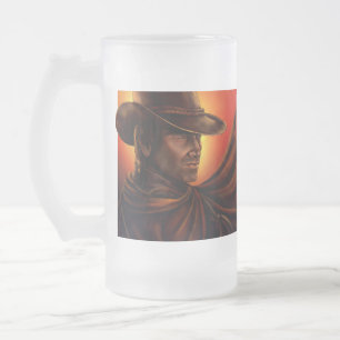 Caneca De Cerveja Vidro Jateado El Paso
