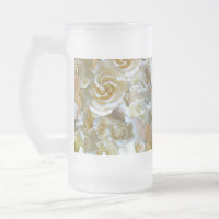 Elegante Rosa Floral Padrão Petal