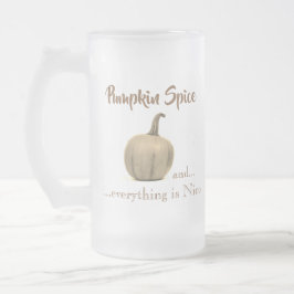 Caneca De Cerveja Vidro Jateado Especiaria de abóbora do Ouro legal