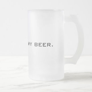 Caneca De Cerveja Vidro Jateado Este Não É Meu Cerveja Modelo de Vidro Embaçado