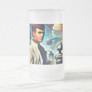 Caneca De Cerveja Vidro Jateado Estilo de Cobrir 2 da Revista Pulp SF