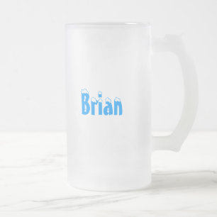 Caneca De Cerveja Vidro Jateado Estilo do Brian-Nome eu terei outro e outro…