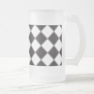 Caneca De Cerveja Vidro Jateado Estilo do conselho de xadrez