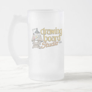 CANECA DE CERVEJA VIDRO JATEADO ESTÚDIO DE DESENHO