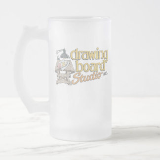 CANECA DE CERVEJA VIDRO JATEADO ESTÚDIO DE DESENHO 