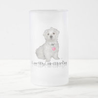 Eu Amo Meu Pequeno Cachorro Branco - Maltese !