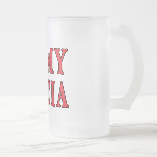Caneca De Cerveja Vidro Jateado Eu Corto Minha Babilcia (Direita)