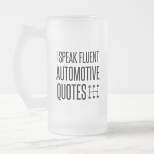 CANECA DE CERVEJA VIDRO JATEADO EU FALO COTAS AUTOMOTIVAS FLUENTES