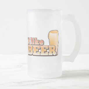 Caneca De Cerveja Vidro Jateado EU GOSTO do design da bebida do álcool da CERVEJA
