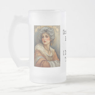Caneca De Cerveja Vidro Jateado Eu não bebo para isso!!