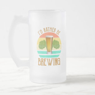 Caneca De Cerveja Vidro Jateado Eu Preferencialmente Estaria Criando