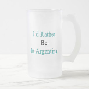 Caneca De Cerveja Vidro Jateado Eu preferencialmente estaria em Argentina