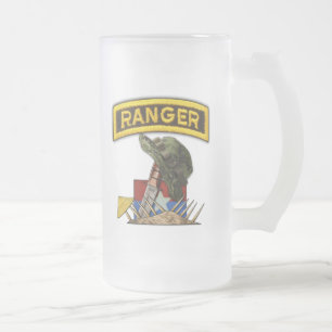 Caneca De Cerveja Vidro Jateado Exército Guardiões Vetores do Vietnã