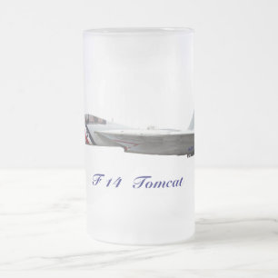 Caneca De Cerveja Vidro Jateado F14 Tomcat, F 14 Tomcat