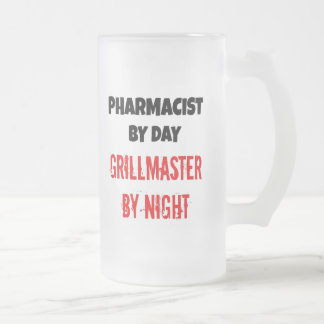 Caneca De Cerveja Vidro Jateado Farmacêutico Grillmaster