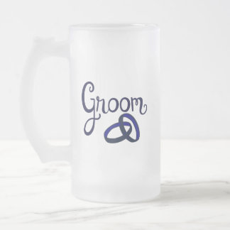 Caneca De Cerveja Vidro Jateado Favores do Casamento do Groom