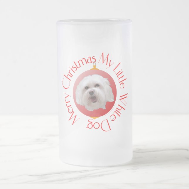 Caneca De Cerveja Vidro Jateado Feliz Natal Havanese (Centro)