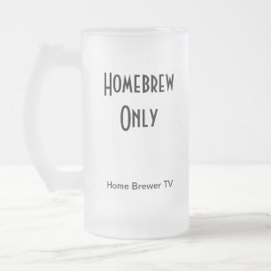 Caneca De Cerveja Vidro Jateado Fermentação home somente, tevê Home do cervejei