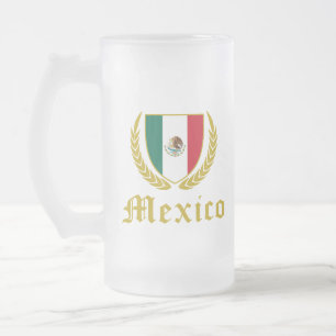 Caneca De Cerveja Vidro Jateado Festa do México