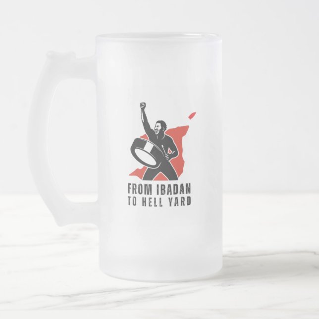 Caneca De Cerveja Vidro Jateado FITHY 16oz Victory (right-handed) (Esquerda)