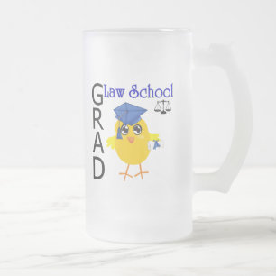 Caneca De Cerveja Vidro Jateado Formando da escola de direito