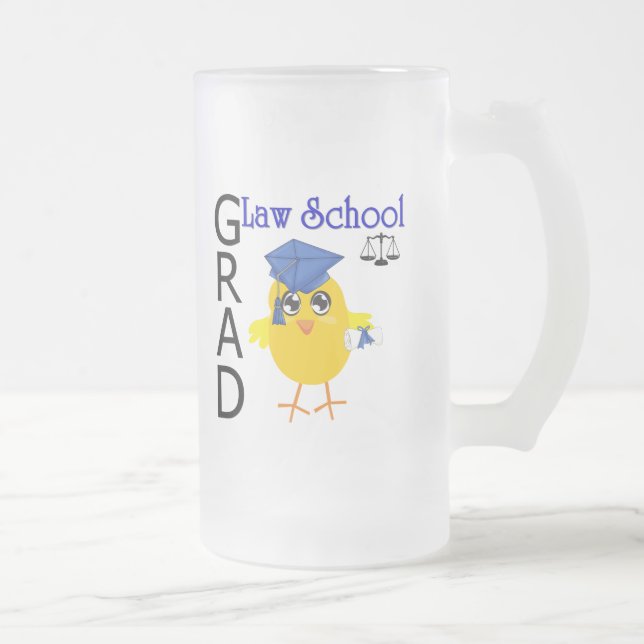 Caneca De Cerveja Vidro Jateado Formando da escola de direito (Direita)