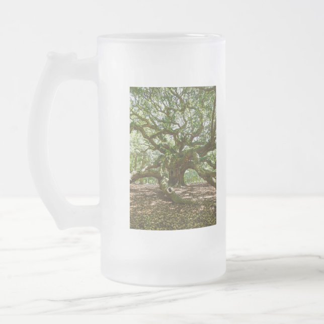 Caneca De Cerveja Vidro Jateado Forte E Negrito (Esquerda)