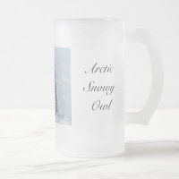 Fosco Árctico Snowy Owl Glass Winter