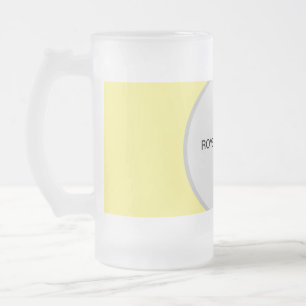 Caneca De Cerveja Vidro Jateado Fosco de vidro, 16 oz