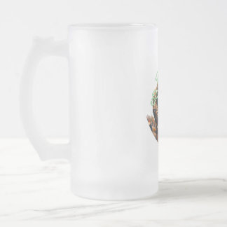 Caneca De Cerveja Vidro Jateado Fosco de vidro, 16 oz